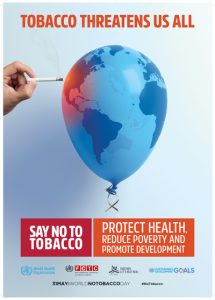 poster giornata mondiale senza tabacco